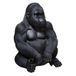 Atmosphera Figurine Gorilla Tilio 34x31x46cm - Noir