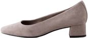 Next - Dames - Forever Comfort® leren schoenen met ronde neus en lage blokhakken - Taupe