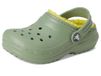 Crocs Classic Lined Clog T Clogs voor kinderen, uniseks, Fir Groen, 19/20 EU
