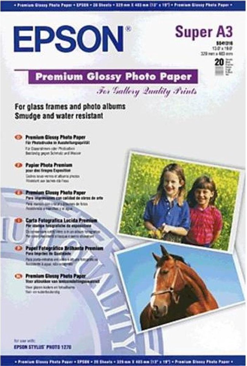 Epson S041316 Premium Glossy - A3+ / 20 Vellen