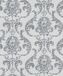 Rasch Behang 315615 - vliesbehang met ornamenten in zilvergrijs uit de collectie Color your life - 10,05 m x 0,53 m (L x B)