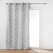 Douceur d'Intérieur Ösenvorhang Inaya 140 x 260 cm grijs jacquard