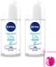 Nivea 2 x Fresh Natural Roll-On Déodorant - 0% Aluminium - 50 ml