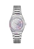 Gc Coussin Sleek Lady Mid Size Metal Analoog Quartzhorloge Zilverkleurig Kast Gemaakt Van 100% Roestvrij Staal En Een Armband Van 100% Roestvrij Staal 34 Z25011L3