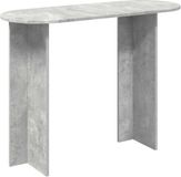 vidaXL Wandtafel Betongrijs 100 x 39,5 x 75 cm Bewerkt hout