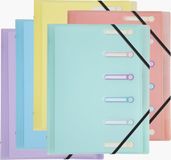 Exacompta Sorteermap Chromalin Pastel A4 Polypropyleen 6 Verdelingen Geassorteerd