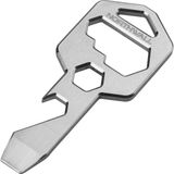 Northwall Multitool Sleutelhanger - 10-in-1 Flesopener, schroevendraaier, etc. - Sleutel Organizer Add-on - Stainless Steel