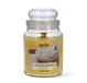 Magic Lights - Giara kaars 510 g Vanille Butter Cookies met plantaardige was min. 75% - natuurlijke houten lont die barst, Made in Italy