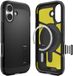 Spigen Tough Armor T MagFit - Hoesje Geschikt voor Apple iPhone 17 - Compatibel met MagSafe - Back Cover met Standaard - Zwart