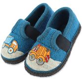 BECK Huisschoenen 'LKW' blauw / grijs / oranje / rood