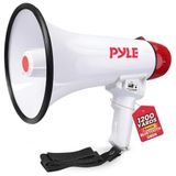 Pyle Megafoon Luidspreker - PA Bullhorn met Ingebouwde Sirene - Luidsprekerhoorn- Draagbare Luidspreker - voor Voetbal, Hockey, Basketbal, Cheerleading, Coaches of Veiligheidsoefeningen