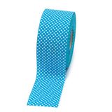 Mopec Blauw, 60 mm x 50 m, S76.60.70, hemelband, witte stippen