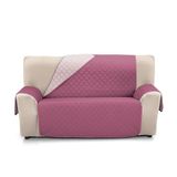 Bankhoes Martina Home Bankovertrek Ambar 3 P. aubergine/zalm
