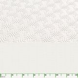 ANRO tafelbeschermer molton onderlegger antislip wit – Ovaal 320x140cm
