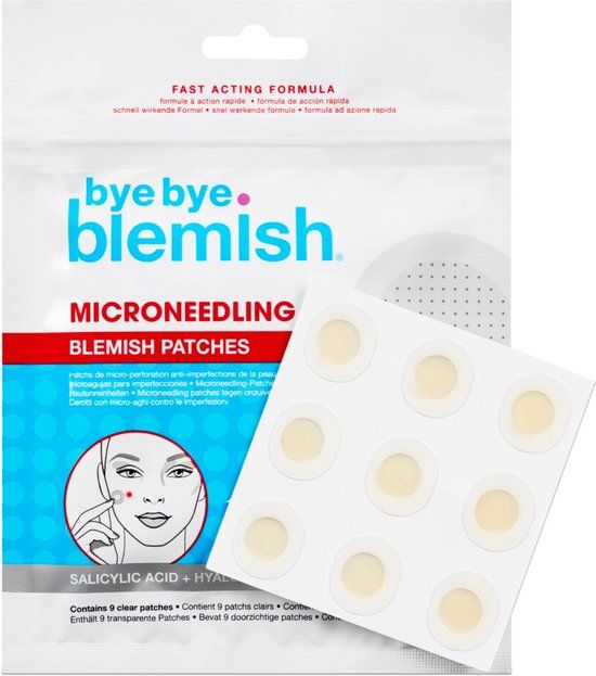 Bye Bye Blemish Microneedling Blemish Patches - 9 stuks - Unisex