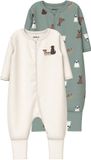 NAME IT NBMNIGHTSUIT 2P ZIP FF DOG NOOS Baby Pyjamas