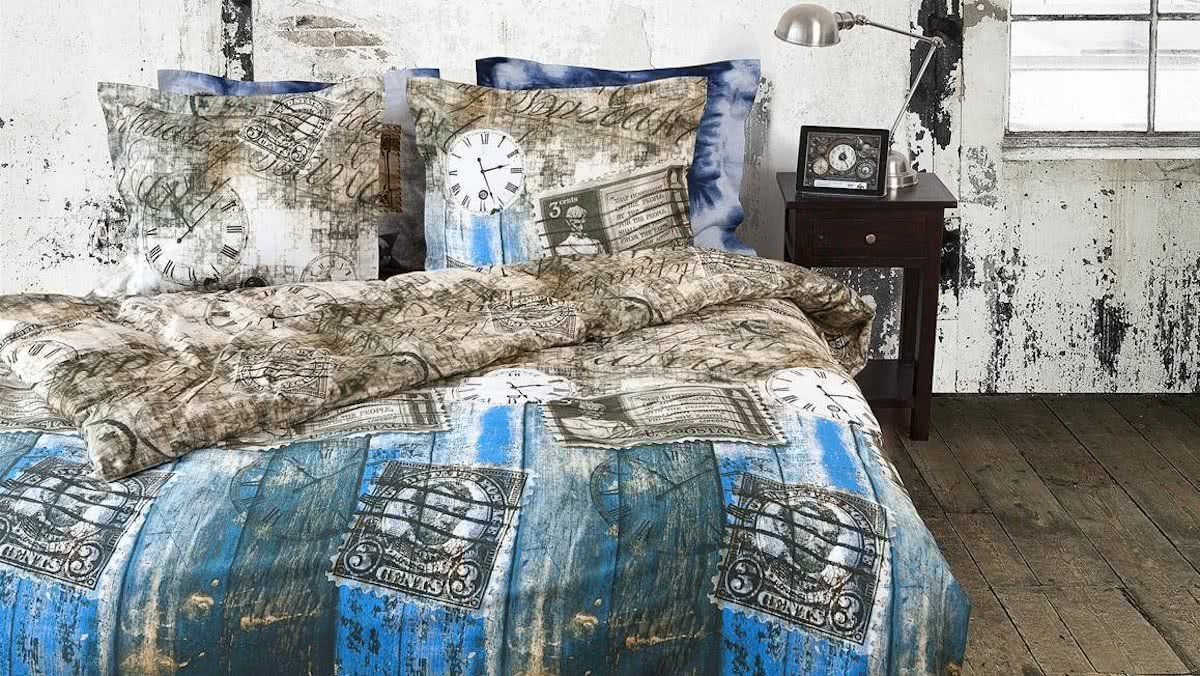 Heckett & Lane HNL Refined Satin Timber Dekbedovertrek - Litsjumeaux XL - 260x200/220 cm - Naturel