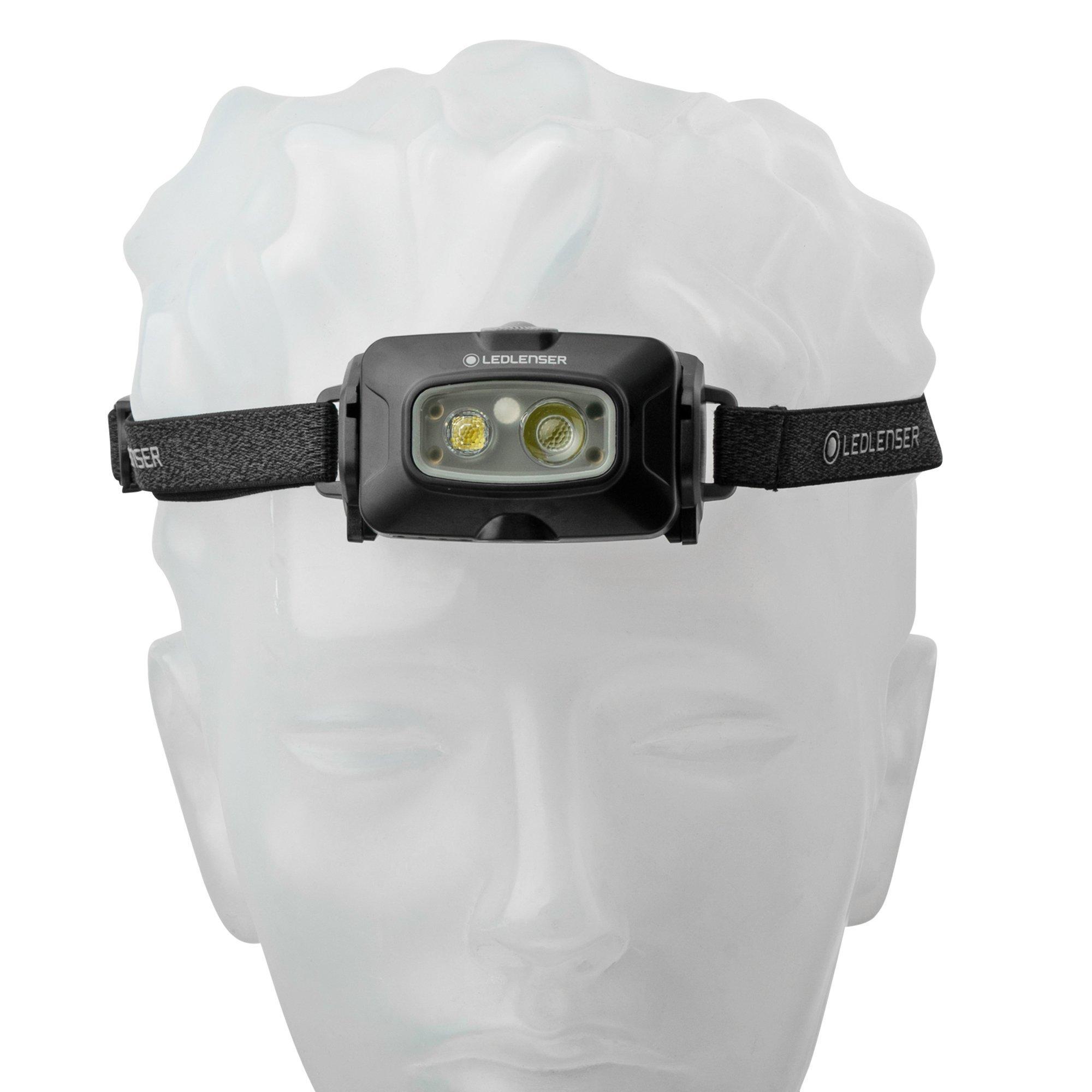 Led Lenser Ledlenser HF4R Core oplaadbare hoofdlamp, zwart, 500 lumen