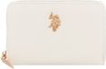 U.S. POLO ASSN. Jones Zip Wallet Cream White