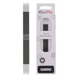 KnitPro Karbonz sokkennaalden 15cm 2.75mm - 3st