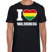 Bellatio Decorations Carnaval t-shirt I love Vallekeberg voor heren - zwart - Valkenburg - Carnavalshirt / verkleedkleding M
