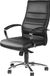 Merkloos / Sans marque Wan GmbH Designer luxe managersstoel TD Luxe 10 zwart leer met armleuningen Bureaustoel