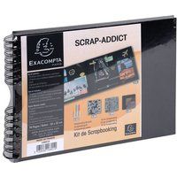 Exacompta Set Scrapbooking met Fotoalbum 32x22 cm, SCRAP ADDICT
