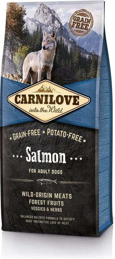 Carnilove Adult Zalm 12kg - Hondenvoer - Graanvrij