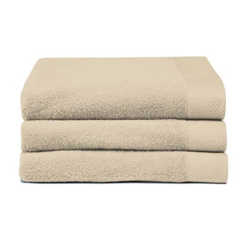 Seahorse handdoek Pure light sand (3 stuks)