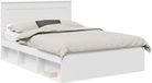 vidaXL Bedframe met hoofdeinde, wit, 160 x 200 cm, massief grenenhout
