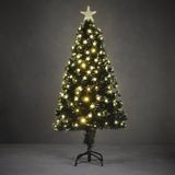 Luca Lighting Mercury Kerstboom met LED Verlichting en Fiber Optic Effect