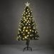 Luca Lighting Mercury Kerstboom met LED Verlichting en Fiber Optic Effect