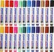 Merkloos Creativ Company B.V. Whiteboard markers/stiften Power Liners - 24x kleuren - punt van 4 mm