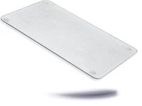 Plank de verre transparent 40 x 30 x 0,5 cm