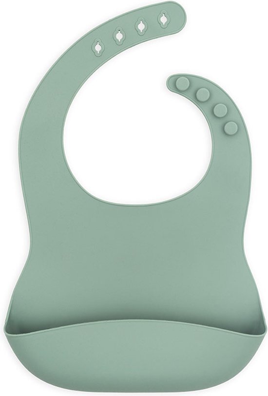 Jollein Baby slab siliconen groen, Green