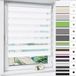OEM Klemfix Dubbele rolsysteem zonder boren - Groen/Wit - 40 x 150 cm
