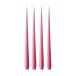 ester & erik Lot de 4 bougies transparentes rose 41,32 cm