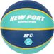 New Port Minibasketbal - Bleu foncé/Aqua - Taille 1
