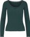 Hunkemöller Top Jersey Lace Groen Lange Mouw Vrouwen XXL Viscose 45%