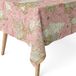 MARTINA HOME Tafelkleed, kunsthars, wereldkaart, roze, 140, rond