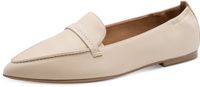 Tamaris - Dames - Loafers - Beige - Leer - Maat 41
