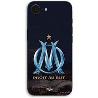 Maniacase iPhone 17e-hoesje OM-logo blauw en goud stadion