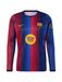 Nike FC Barcelona 2026/27 Stadium Home replica voetbalshirt met lange mouwen voor heren, Deep Garnet/Blue Void/Mineral Yellow, XL