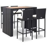 vidaXL ensemble de bar de jardin 5 pièces