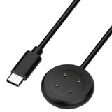 Wigento Fitbit Laadkabel voor Fitbit Ace LTE smartwatch met magnetische USB-C connector, 1 meter