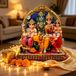 Hindoe God Shiva Familie Standbeeld 16,5 cm pour décoration intérieure