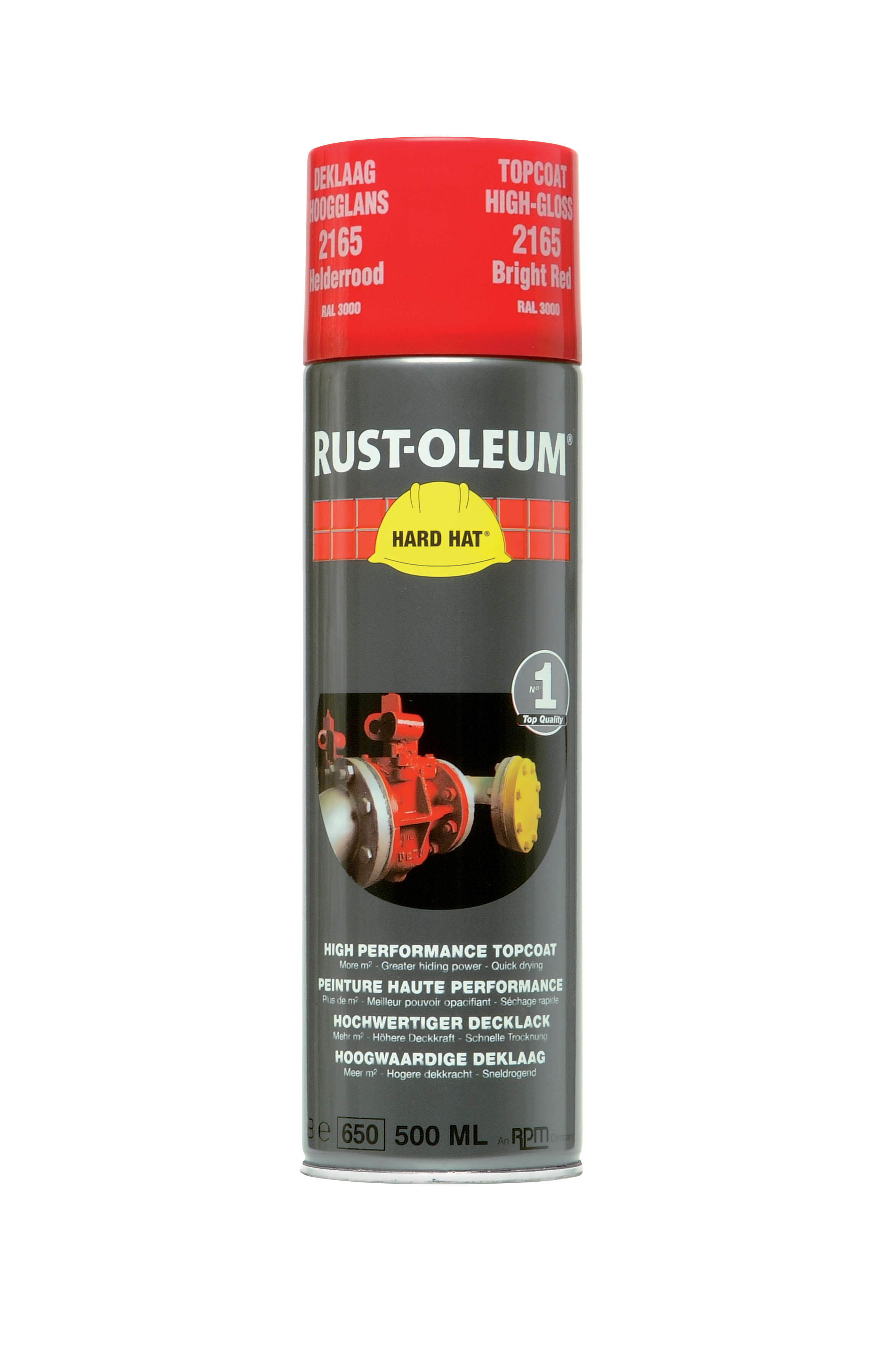 Rust-oleum verfspuitbus helderrood - 2165 (ral 3000
