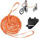 Auvent de vélo - Système de auvent de vélo. Convient pour vélos - parent/enfant. Élastique de vélo - En sécurité pour l'aventure - VTT - Auvent de vélo élastique