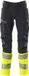 Mascot Accelerate Safe Pantalon avec poches genoux 19879-711 - bleu marine foncé/jaune hi-vis - C51