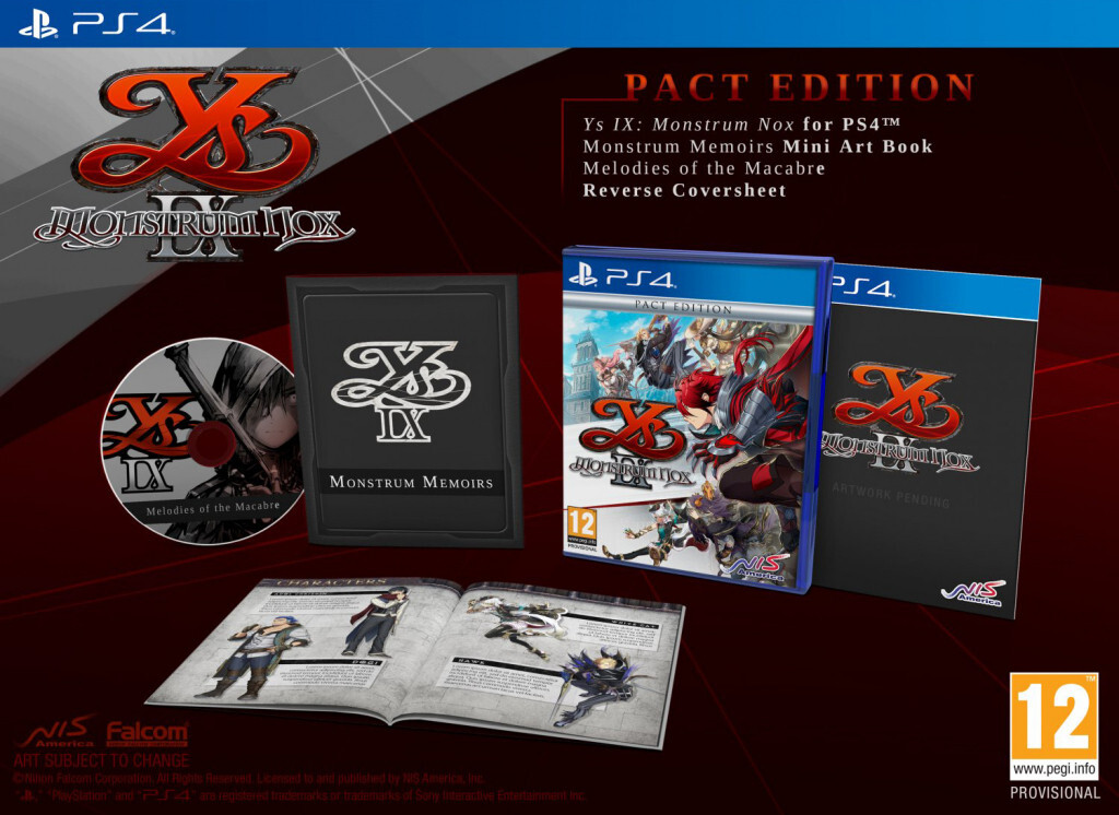 NIS YS IX Monstrum Nox Pact Edition PlayStation 4
